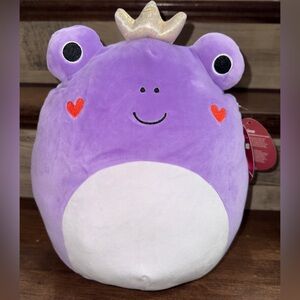 🥰 Squishmallows Kellytoy Official 12” Francine the Purple Frog 🐸 Lmited Edition